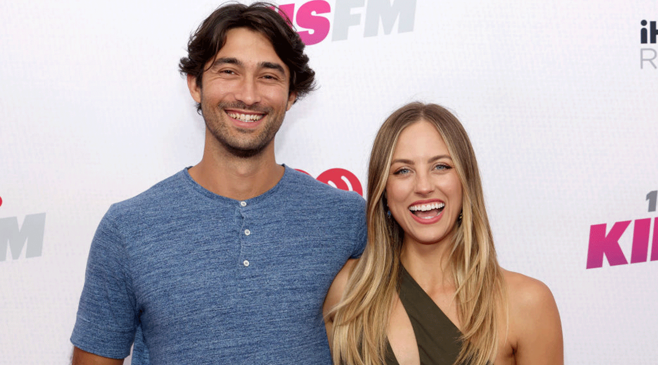 Mitchell Sage and Kendall Long attend the 2022 iHeartRadio Wango Tango at Dignity Health Sports Park on June 04, 2022 in Carson, California