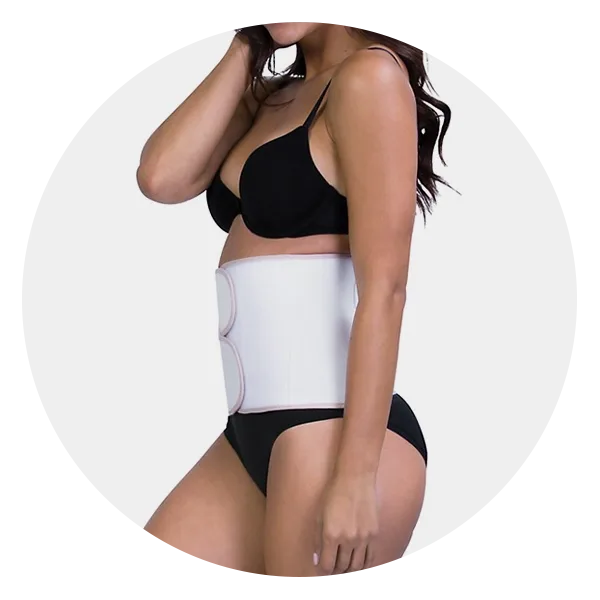 PAZ WEAN Post Belly Band Postpartum Recovery Belt Girdle Belly