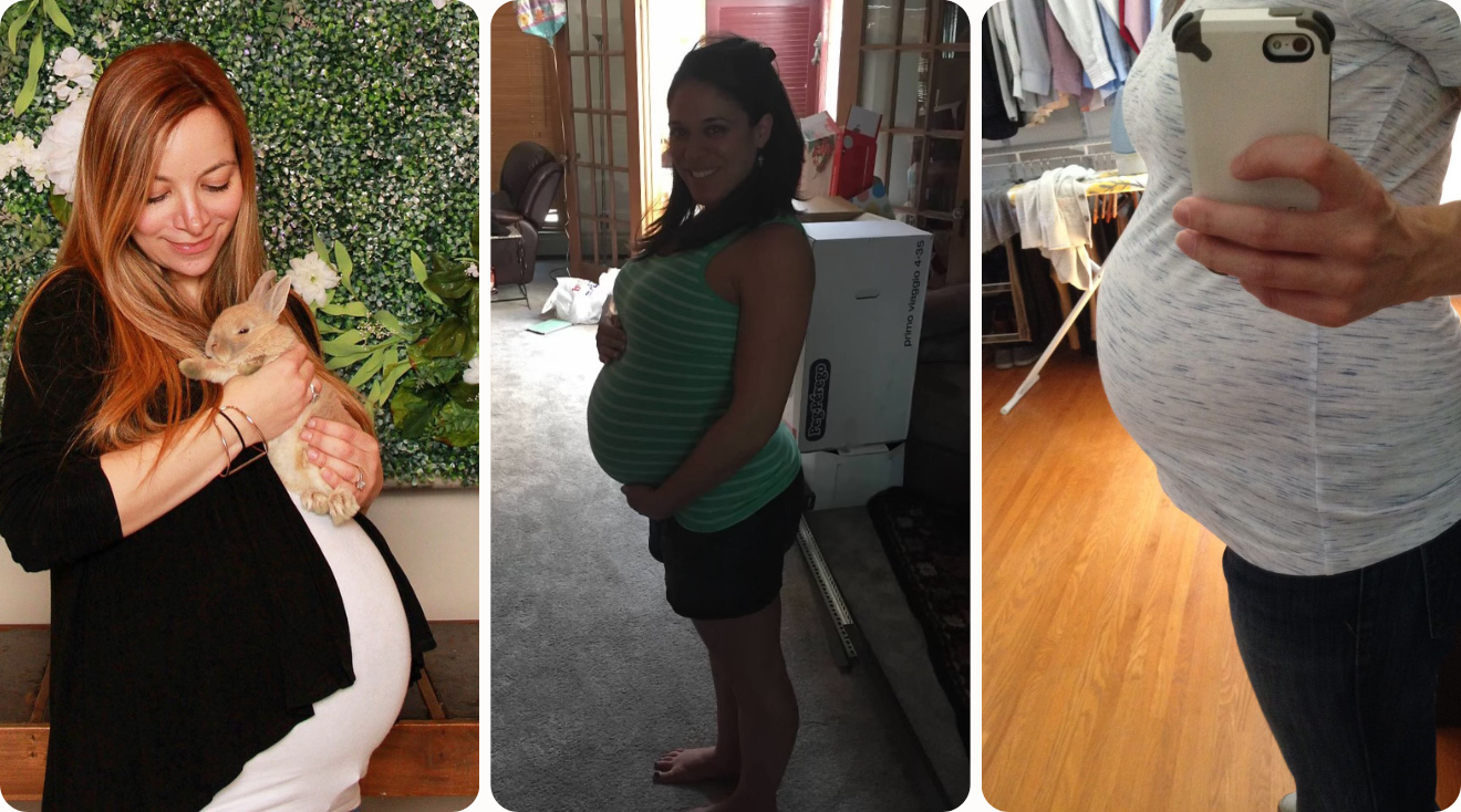 28 weeks pregnant belly