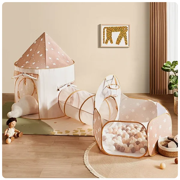 Tiny Land Kids Play Tent with Tunnel