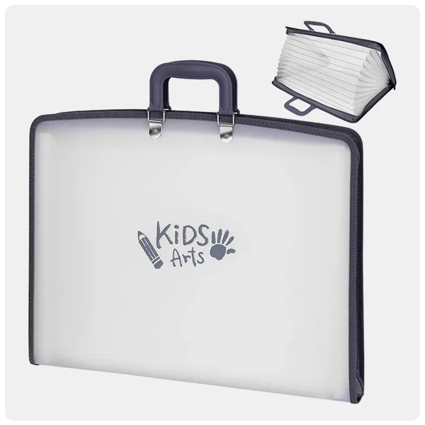 CRAFTALENT Kids Clear Acordion Art Portfolio