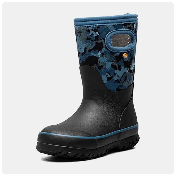 Bogs Kids Grasp Waterproof Rain Boots