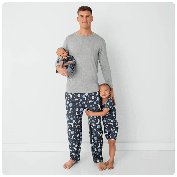 Little Sleepies To the Moon & Back Matching Pajamas