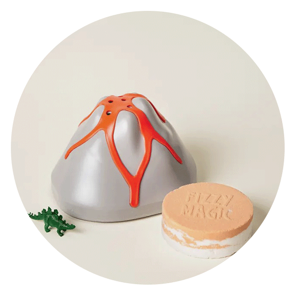 Erupting Dinosaur Bath Volcano