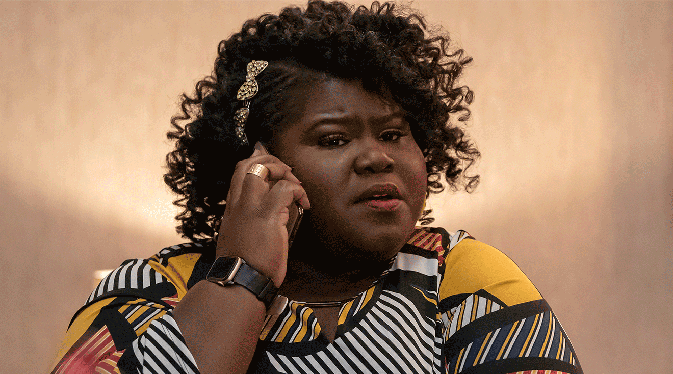 Actress Gabourey Sidibe in the "Talk Less" episode of EMPIRE on FOX