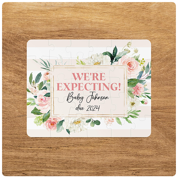 puzzle pregnancy announcement