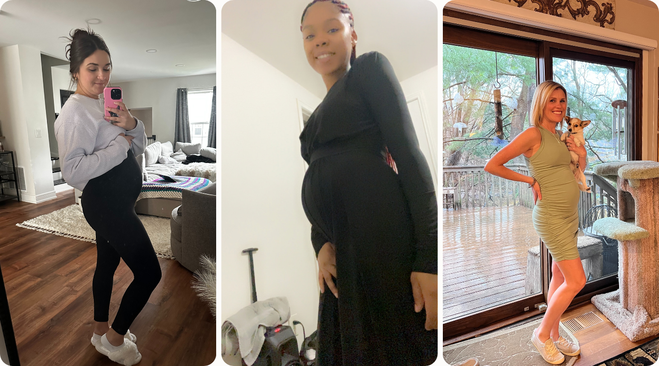 18 week pregnant belly