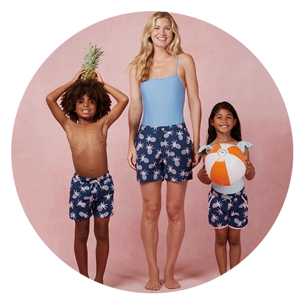 Tom & Teddy Shell Pink Pineapple Set