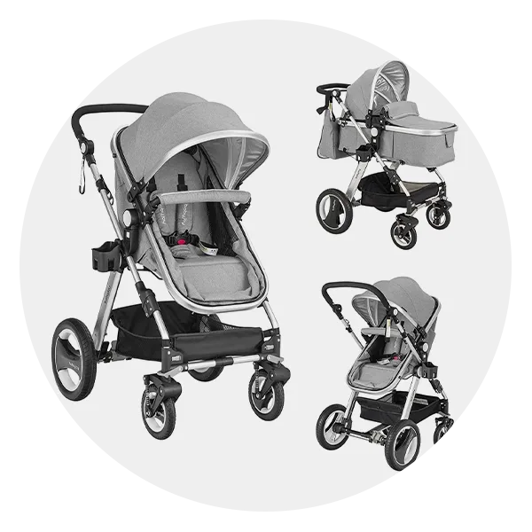 Baby Joy 2-in-1 Convertible Baby Stroller