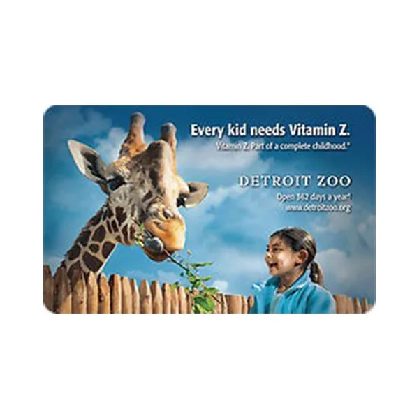 Giftcards Detroit Zoo e-Gift Card