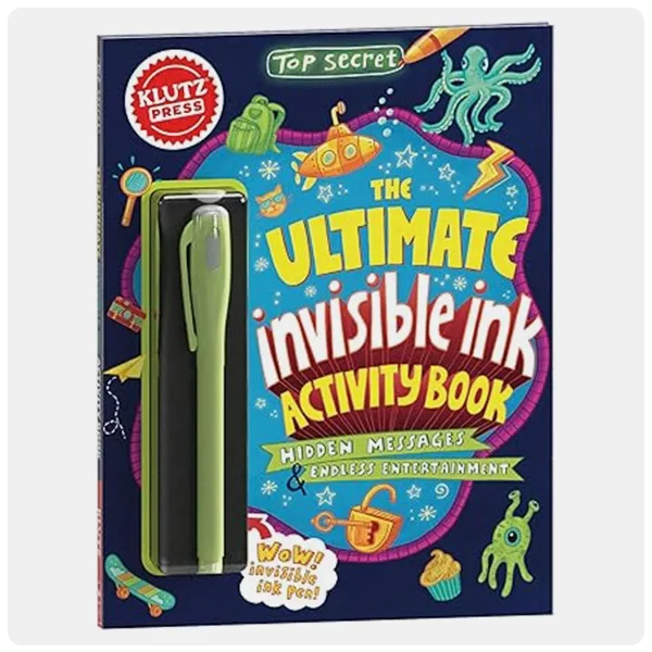 Klutz Press Top Secret: The Ultimate Invisible Ink Activity Book