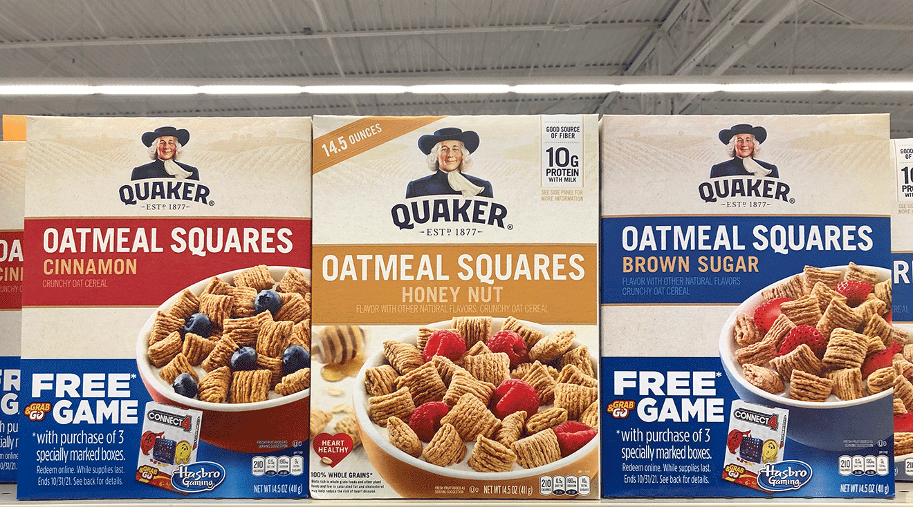 Quaker Oats Recalls Dozens of Granola Bars and Cereals Over Salmonella  Concerns