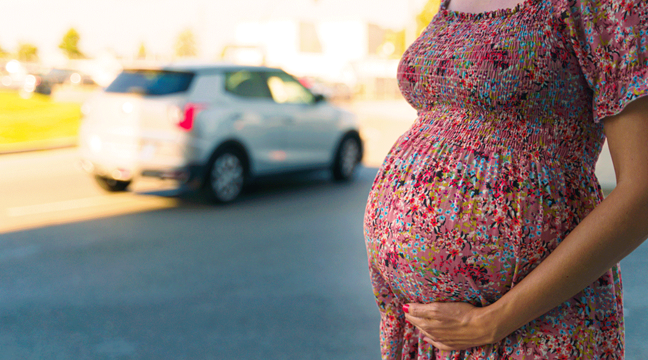 pregnant woman and air pollution