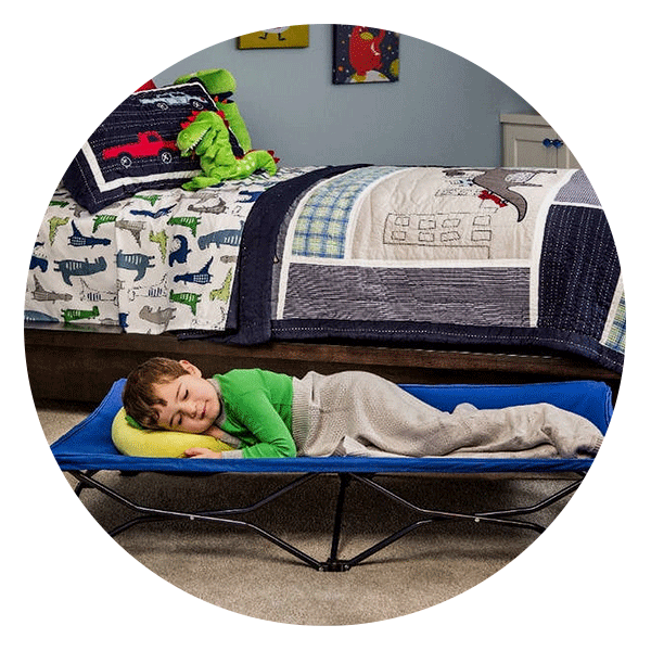 The Shrunks Twin Air Mattress Travel Bed for Kids and Adults with Pump  Portable Inflatable Mattress Cot for Families Single Blow Up Air Bed for  Travel, Camping, Sleepovers, or Home Twin Size