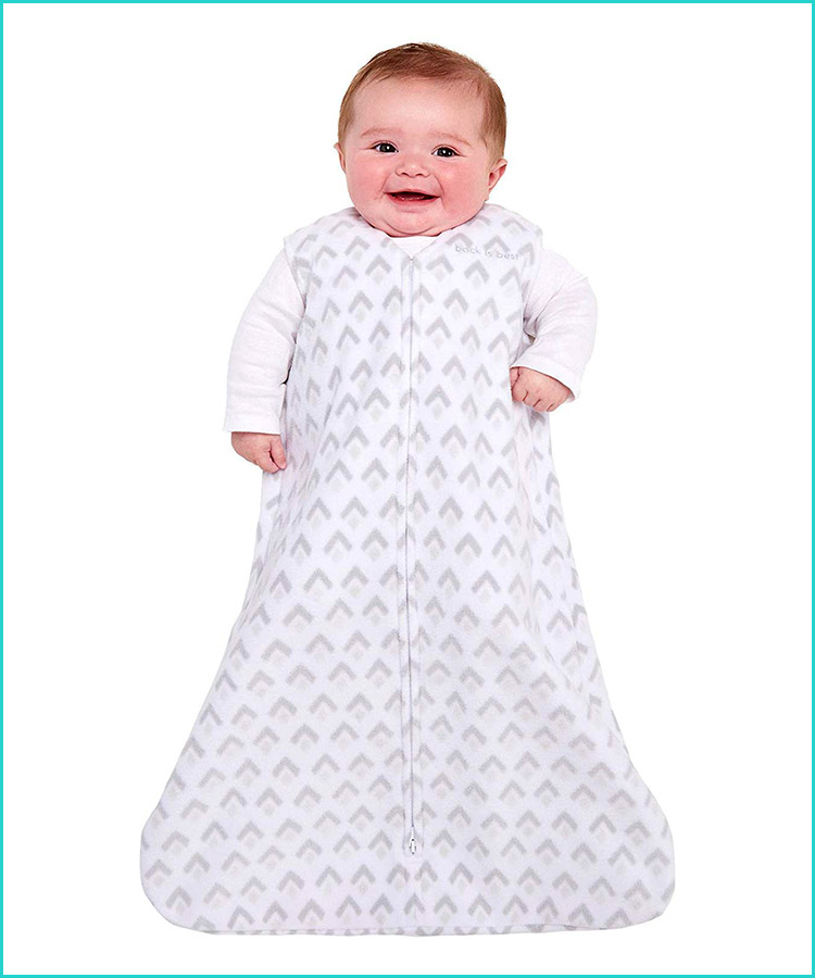 baby fleece sleep sack with sleeves