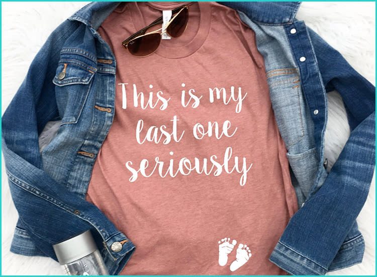 Funny Maternity Shirts Sayings – Due to Pregnancy Hormones-TH