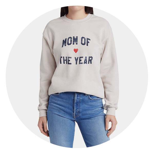 Mom of the Year Cotton Sweatshirt