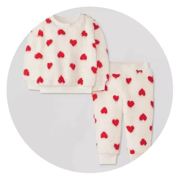 Cat & Jack Baby Printed Cozy Top & Bottom Set