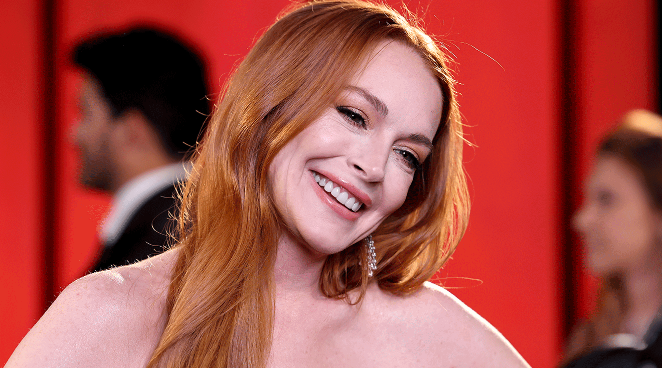 Lindsay Lohan attends the 2024 Vanity Fair Oscar Party Hosted By Radhika Jones at Wallis Annenberg Center for the Performing Arts on March 10, 2024 in Beverly Hills, California.