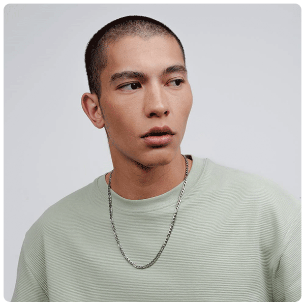 Oak and Luna Figaro Chain Necklace
