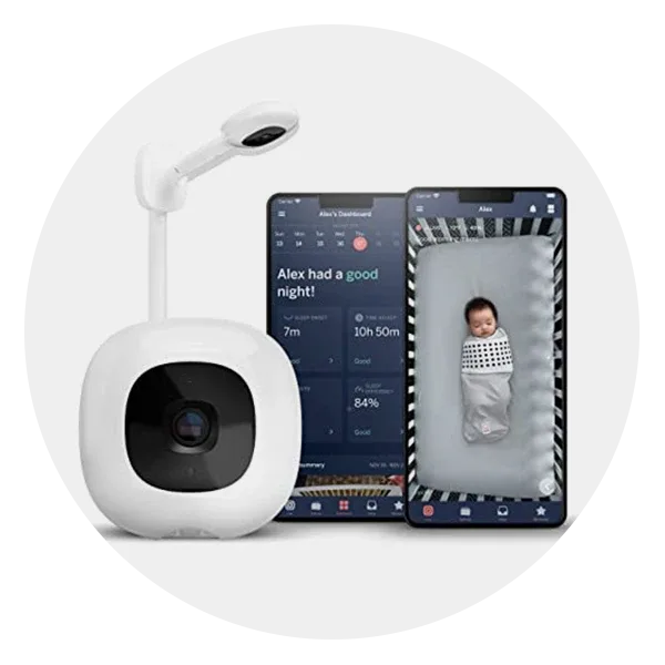 Mountable baby monitor