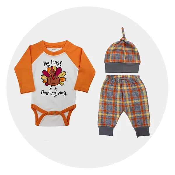 19 First Thanksgiving Outfits for Baby Girls and Boys