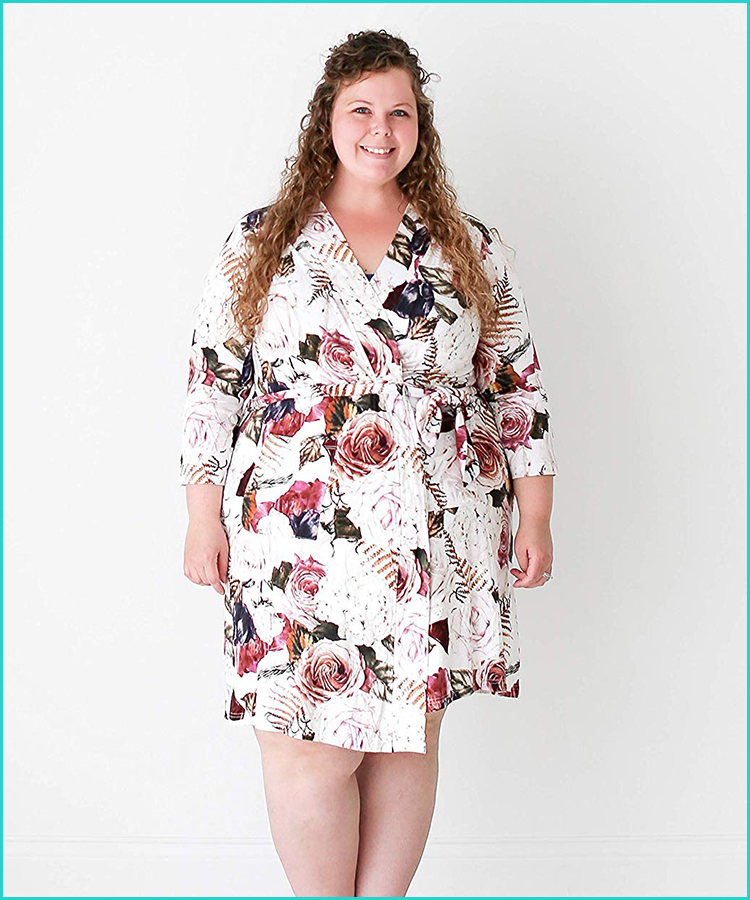 plus size labor and delivery robe