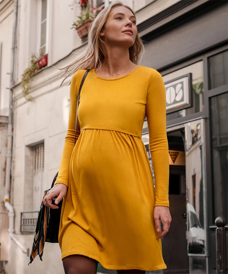 warm maternity dresses