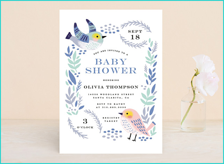 beautiful baby shower invitations