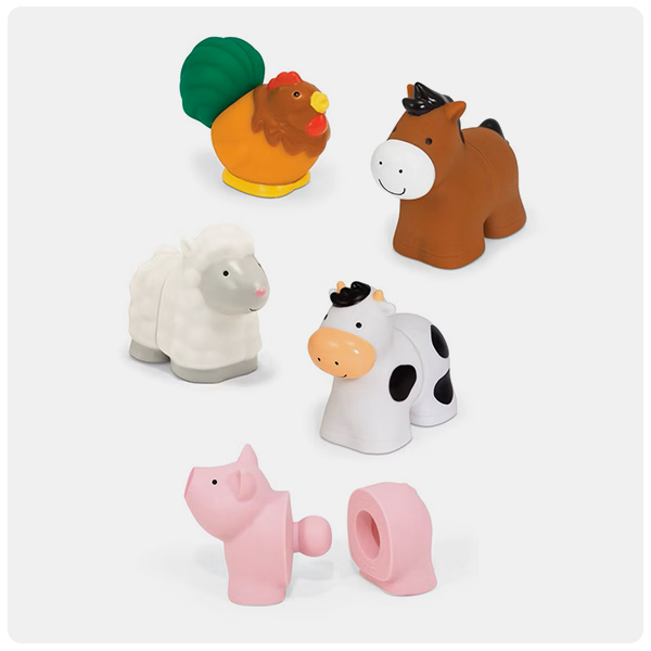 Melissa & Doug Pop Blocs Farm Animals Learning Toy