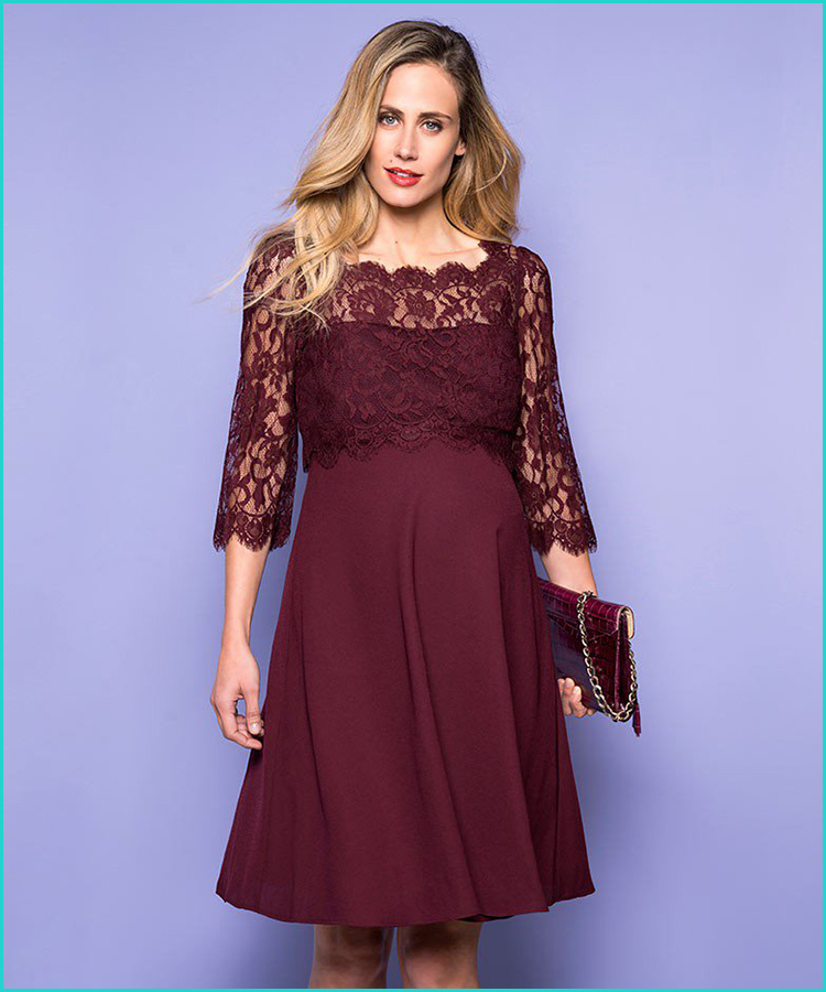 maternity burgundy bridesmaid dresses