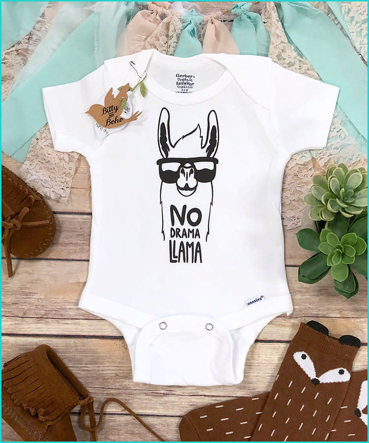 baby llama shirt