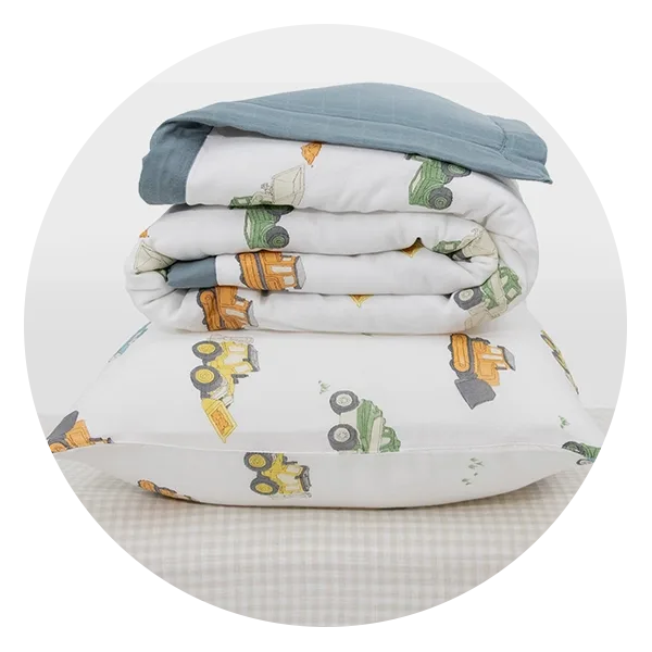 Little Unicorn Cotton Muslin Toddler Bedding 3-Piece Set