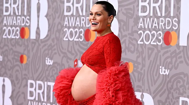 Pregnant Jessie J attends The BRIT Awards 2023 at The O2 Arena on February 11, 2023 in London, England