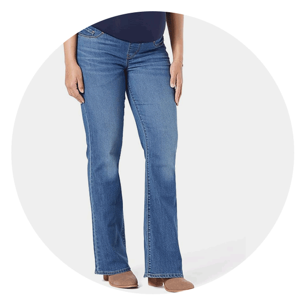 Women's Maternity Skinny Jean with Neutral Belly Band