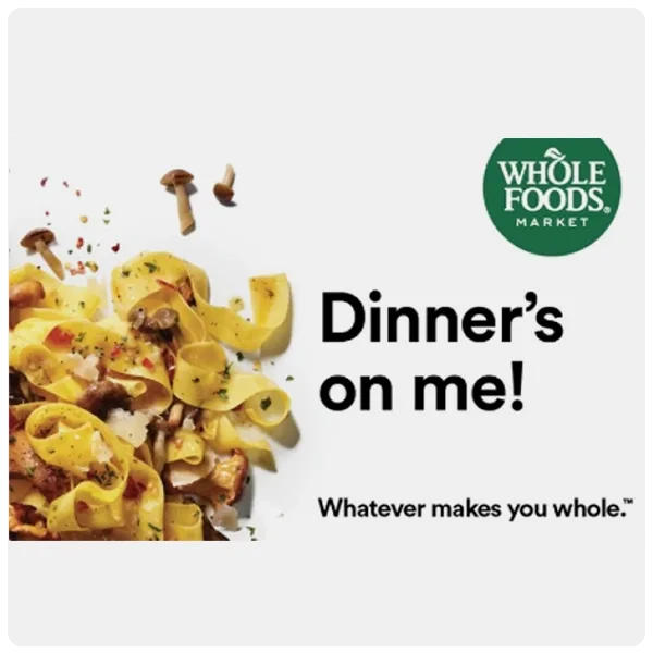 Whole Foods Gift Card