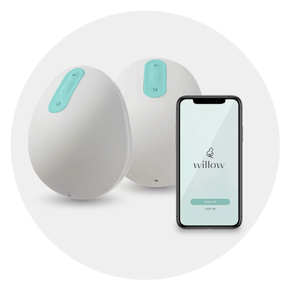 Willow Go Breast Pump, Hands Free, Cord Free, Wearable Double Electric  Breast Pump, Discreet and Quiet in Bra Design