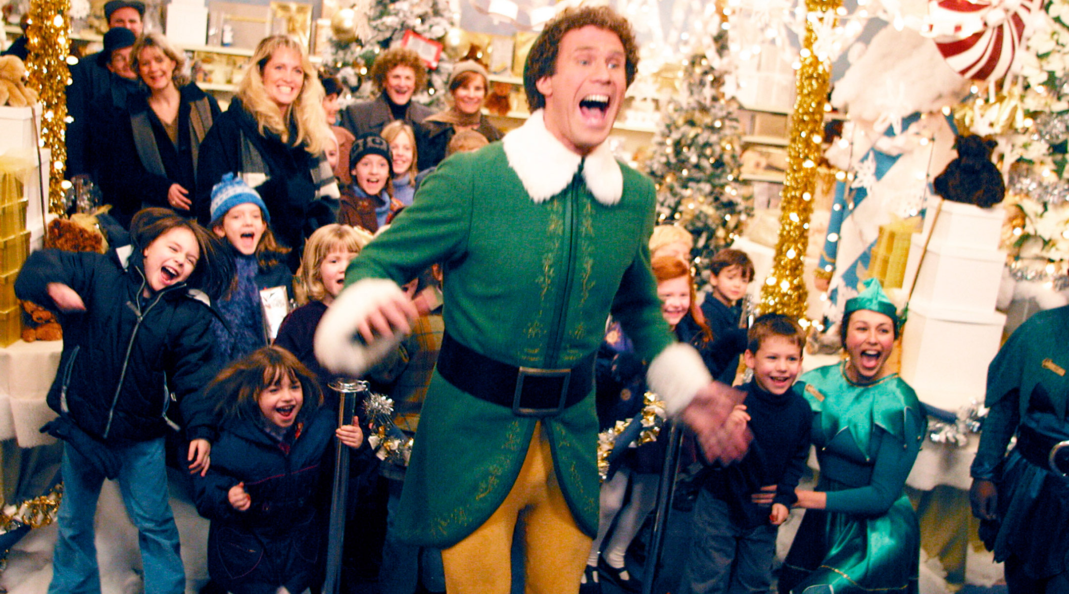 Will Ferrell in the kids Christmas movie Elf