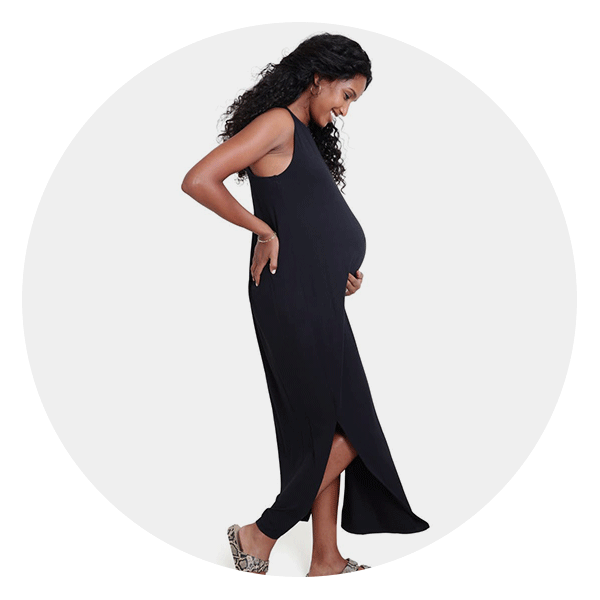 Charcoal Maternity Skirt (S-XL) – Gathered in Grace