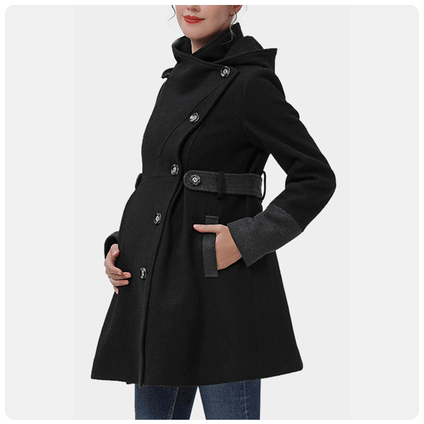 kimi + kai Maternity Harper Wool Coat