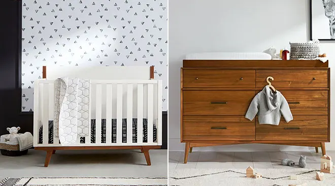 West Elm launches children's nursery furniture line. 