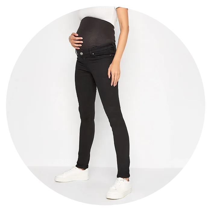 LTS Maternity Black Skinny Jeggings