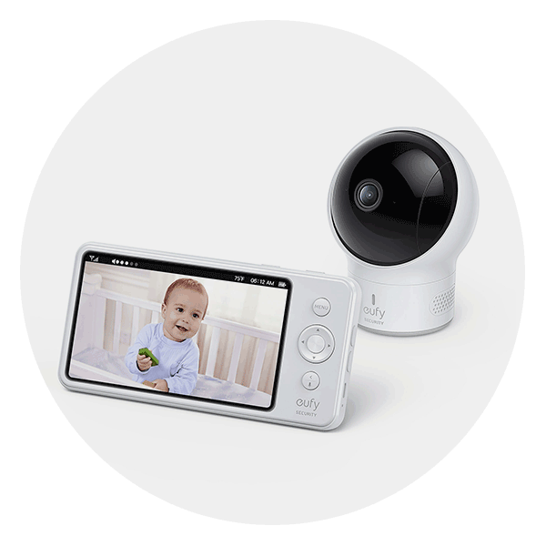 Hello Baby Video Baby Monitor with Camera and Audio, Keep Babies Nursery  with Night Vision, Talk Back, Room Temperature, Lullabies, 960ft Range and