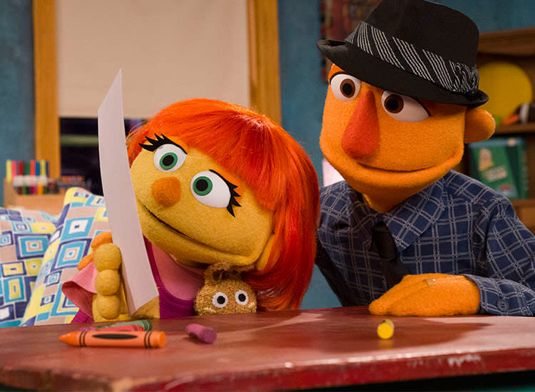 Sesame Street Introduces Julia’s Family for Autism Awareness Month