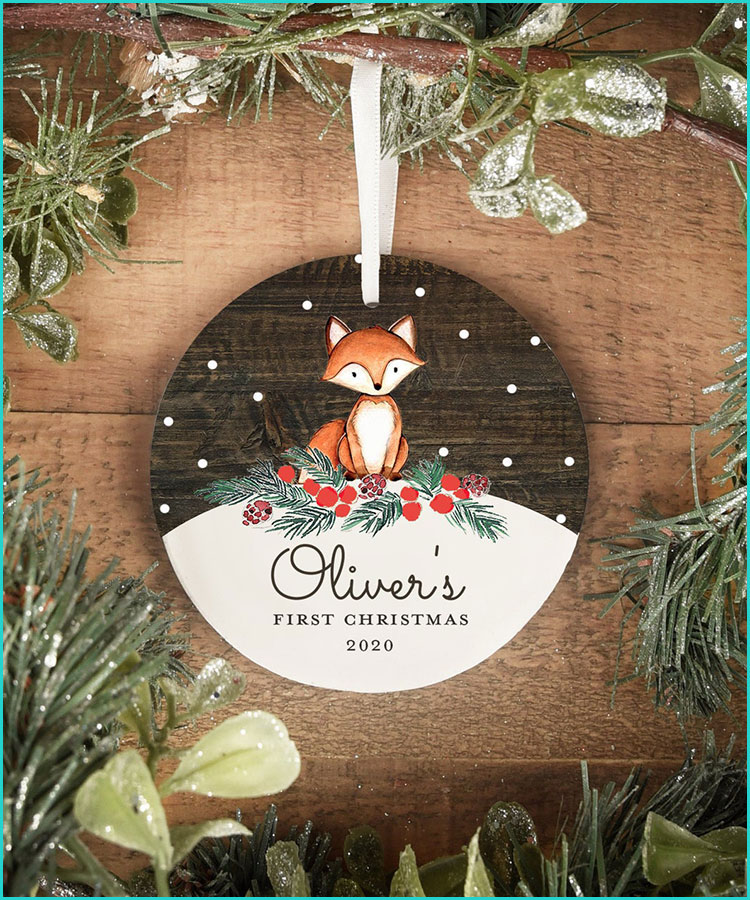 baby's first ornament 2019