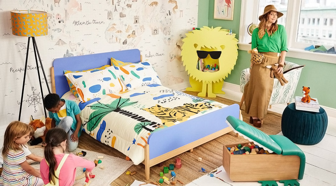 drew barrymore launches flower home kids collection with walmart