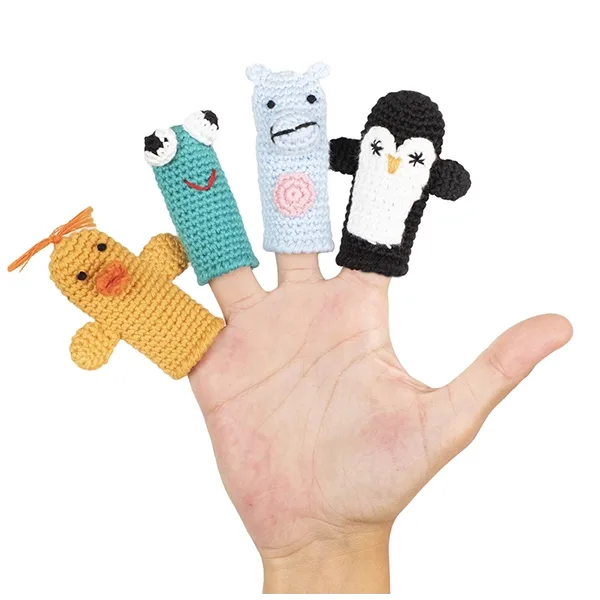 The Splashers Organic Handmade Finger Puppets