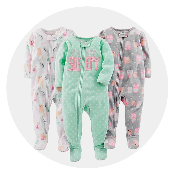 Simple Joys by Carter's Fleece Footed Pajamas
