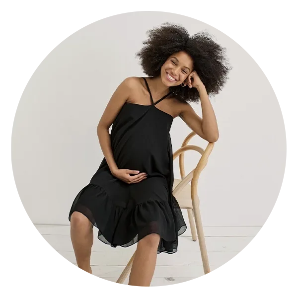 Motherhood Maternity Twist-Front Dress - Macy's