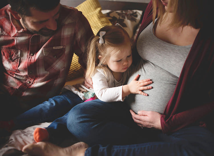 unique baby bump photography